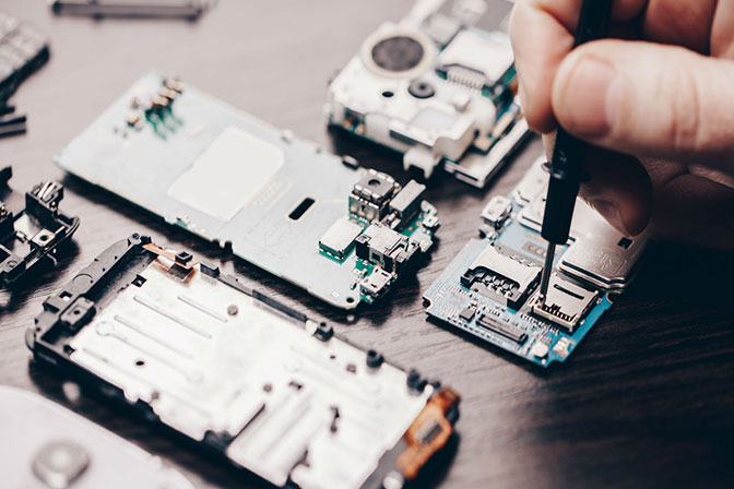 Réparation connecteur smartphone